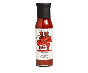 Tracklements Proper Tomato Ketchup, The Ideal Condiment for Bacon, Sausage, Chips or Partnered with a Full English and Stir Fries, Vegan and Vegetarian Friendly, Gluten Free, 230ml Bottle