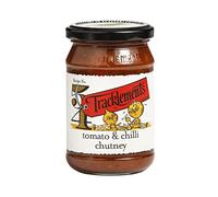 Tracklements Tomato & Chilli Chutney, an Ideal Condiment for Toast and Grilled Cheese or Partnered with Chicken Parmigiana, Vegetarian and Vegan Friendly, Gluten Free, 290g Jar