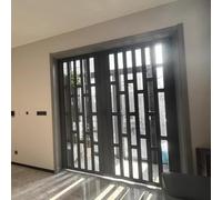 Trackless Sliding Door, Durable Aluminium Alloy Frame, Space-Saving Solution for Bedroom, Bathroom, Kitchen, Camper