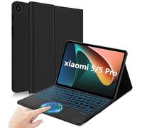 Trackpad Keyboard Case for Xiaomi Redmi Pad 10.6 Inch 2022, Multi-Touch Trackpad, Slim Pu Leather Cover with Illuminated Bluetooth, Wireless Removable QWERTY Keyboard for Redmi Pad 10.6"