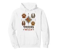 Tracks Of The Wild Animal Tracks Safari Pullover Hoodie