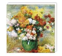 Tracks Publishing Birthday or All-Occasion Card - Classic Floral Design by Renoir - Blank Inside - For Women - Artistic Greeting Card
