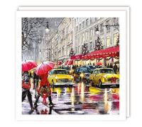 Tracks Publishing Charity Christmas Cards - Christmas in New York - Eco-Friendly - Pack of 5 Cards