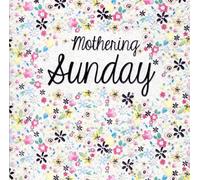 Tracks Publishing Mothering Sunday Greeting Card, Floral Pattern Design, With Love Message