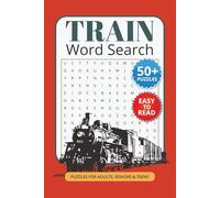 Tracks & Trains Word Search Book: Easy-to-read word searches about trains, locomotives, and railways! 6x9", 110 pages, 50+ puzzles-great for holidays, ... A perfect gift for train lovers of all ages!