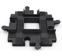 TracksCreations 4-Way Cross for Train - Compatible with DUPLO | 90° cross section for trains and circuits | for interlocking tracks | 3D printed in France | 3 years and above