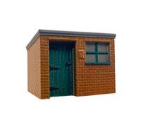 Trackside 3D Lineside Railway Cabin Hut Outbuilding OO Gauge Model Railway Paintable