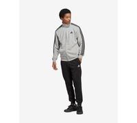 adidas Basic 3-Stripes French Terry Tracksuit Mens - Grey grey 2XL