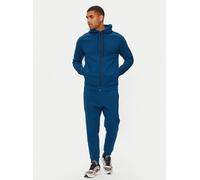 Tracksuit BOSS Mens Set 2 Piece Blue Zip Hoodie & Bottoms With Logo - Size L