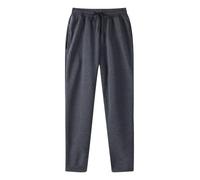 Tracksuit Bottoms for Men UK Casual Solid Color Jogging Pants Sports Stretch Loose Fit Jogger Sweatpants Plain Classic Straight Leg Gym Walking Running Trousers with Drawstring