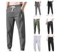Tracksuit Bottoms Men Lightweight Joggers Pants Dry Running Hiking Trousers Athletic Workout Track Pants with Pockets Casual Elasticated Waist Sweatpants Lounge Pants