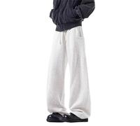 Tracksuit Bottoms Men - Summer Trousers For Men Uk Casual Jogger Pants With Crotch Relaxed Fit Tapered Sweatpants For Streetwear And Daily Comfort Flexible Motion Wear (Grey, M)