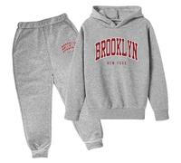 Tracksuit Children's Jogging Suit Boys Summer Winter Children's Hoodie Pullover Set Popular Printed Hoodie Set On Underwear 2023 Casual Letter Costume Boy Sportswear Tracksuit Sports, gray, 4-5 Years