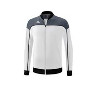Erima Men's Change Functional Presentation Jacket, White/Slate Grey/Black, L