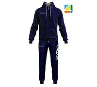 Givova, suit poker, blue/blue, XL