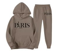Tracksuit Men - Men's Streetwear Hoodie Tracksuit Casual Pullover Hooded Sweatshirt With Jogger Pants Soft Comfortable Athletic Two Piece Outfit For Daily Wear And