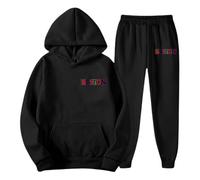 Tracksuit Mens Full Set Tracksuits Y2K Jogging Suit, Regular Fit, Business Outfits Lightweight Drawstring Going Out Jogging Suit for Men