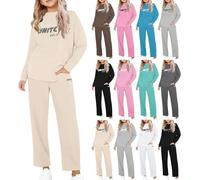 Tracksuit Set Kids Girls Long Sleeve Pullover Sweatshirt - Cotton Pyjamas Girls Set Girls Sweat Suit Tracksuit Long Sleeve Sweatshirt Trackpants 2 Piece Lounge Suit Set for Children Loungewear Black
