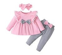 Tracksuit Set Kids Girls Sweatshirt and Cargo Pants Comfy School Style Hooded Sweatpants Top Bottoms Jogging Track Suit Y2K Letter Print Preppy Clothes Sport Streetwear Age 5-14 Years Pink