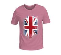 Tracksuit Tops for Men Uk Frill Blouse Gifts for Men Birthday Unique Essentials British Flag Summer Men's and Women's Same British Loose Large Size Short Sleeved T Shirt Amazon Outlet Clearance Uk