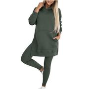 Tracksuit Womens Full Set,Ladies Long Hoodies and Jogging Bottoms Leggings Loose Sweatsuits Autumn Winter Teens Girls Track Suit Running Walking Hiking Yoga Gym Set Two Piece Outfit