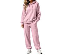 Tracksuit Womens Full Set Tracksuit Womens Full Set Plus Size Ladies Coordinates Trousers and Top Ladies Sets Lightweight Hoodies Women and Gym Sets Pink
