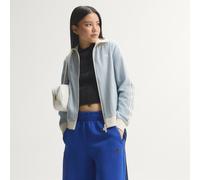 Adidas Originals Track Tweed Full Zip Sweatshirt White L Woman