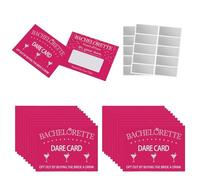TRACOMPAN 20 Sheets Hen Party Games DIY Scratch Off Dare Cards, Bachelorette Scratch-off Cards Hen Night Party Hen Do Fun Party Game Cards for Wedding Guests Girls Night Out Party Accessories