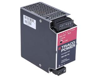 TRACOPOWER TSP 140-112 AC/DC DIN Rail Power Supply, Industrial, Adjustable, Fixed, 85 V, 264 V, 144 W, 12 V, 12 A