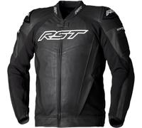 Tractech Evo 5 CE Mens Leather Jacket (Black / Black / Black - 44)