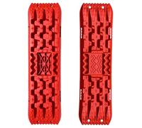 Traction Board, Heavy Duty Recovery Board Emergency Rescue Tyre Ladder with Jack Lift Base for Mud Snow Sand Trapped Vehicle Self-help, 2Pcs 10 Tonnes