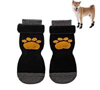 Traction Control For Dogs | Anti-Slip Dog Socks With Straps | 4-Pack Pett Paww Protectors | Non-Skid Indoor Dog Grips For Hardwood Floors, Small Medium Large Dogs, Adjustable Foot Protectors