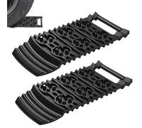 Traction Mat, 2-Piece Tire Grip Ladder Pads, Stop Sliding, Not Easy to Defor, Heavy-Duty Rescue Boards, for Mud, Sand, Rocky Trails, Ideal for Hiking, Camping, Trekking, 12.4x5.71x0.79 inches