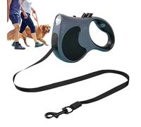 Traction Rope For Dog - Telescopic Long Rope For Dog Training With LED Flashlight,16ft Training Leads, Dog Tie Out Rope, Button Brake & Lock, For Small/Medium/Large Breed