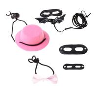 Traction Rope Hat Bow Tie Soft Leather Bearded Dragon Harness Leash Halloween Costume Clothes Pet Costume Clothes