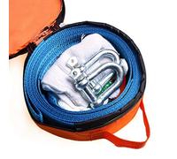 Traction rope, Tow rope-8 tons-Heavy Duty Tow Strap with Safety Hooks-10FT/13FT/16FT- Polyester heavy duty tow straps(5m)