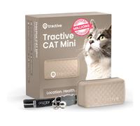 Tractive CAT Mini | Cat GPS Tracker | Brown Trusted by Ben Fogle BRAND NEW