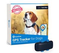 tractive GPS Dog Tracker, Market leader, Worldwide real-time location tracking, Escape Alerts, Monitor Activity & Get Health Alerts, Dark blue