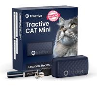 GPS Cat Tracker Mini | 24/7 Location & Territory | Escape Alerts | Unlimited Range (Blue) + Rogz Breakaway Collar