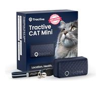 Tractive Smart Cat Tracker Mini | #1 Cat GPS | Real-Time Location Tracking | Territory & Location History | Safety Collar included (Dark Blue)