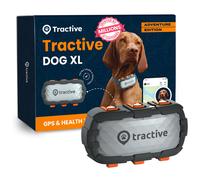Tractive Smart Dog Tracker XL Adventure | 1 Month Battery | Real-Time GPS Tracki