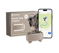 Tractive XL Smart Dog Tracker | 2026 Edition | Real-Time GPS Tracking | Escape & Health Alerts | Vitals Monitoring | Long Battery Life (Brown)