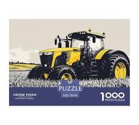 Tractor 1000 Piece Ink And Wash Jigsaw Puzzle For Adults Educational Games Stress Relief Puzzle Cultivate The Spirit of Teamwork for Adults And Kids, Age 12 Years Up 70x50cm/1000pcs