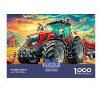 Tractor 1000 Piece Jigsaw Puzzle for Adults - A Great Gift Idea for Men & Women, Challenging Wall Art for Home Decoration 70x50cm/1000pcs