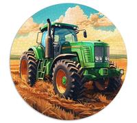 Tractor 1000 Piece Jigsaw Puzzle for Adults Pastoral Colourful Jigsaws Challenge Games Great Gift 1000pcs (67.5x67.5cm)