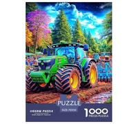Tractor 1000 Piece Jigsaw Puzzle for All Ages - Eco-Friendly Recycled Paper, A Great Gift Idea And Home Decoration Project 70x50cm/1000pcs