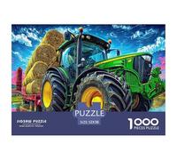 Tractor 1000 Piece Jigsaw Puzzle for All Ages - Eco-Friendly Recycled Paper, A Great Gift Idea And Home Decoration Project 52x38cm/1000pcs