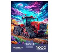 Tractor 1000 Piece Jigsaw Puzzle for Family - Fun Challenge for Adults & Kids, A Great Gift And Interactive Home Decor Project 38x26cm/1000pcs