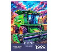 Tractor 1000 Piece Jigsaw Puzzle for Family - Fun Challenge for Adults & Kids, A Great Gift And Interactive Home Decor Project 52x38cm/1000pcs