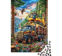 Tractor 1000 Piece Jigsaw Puzzle with Whimsical Design - A Charming Challenge for Adults And Kids Age 14 Years Up52x38cm/1000pcs